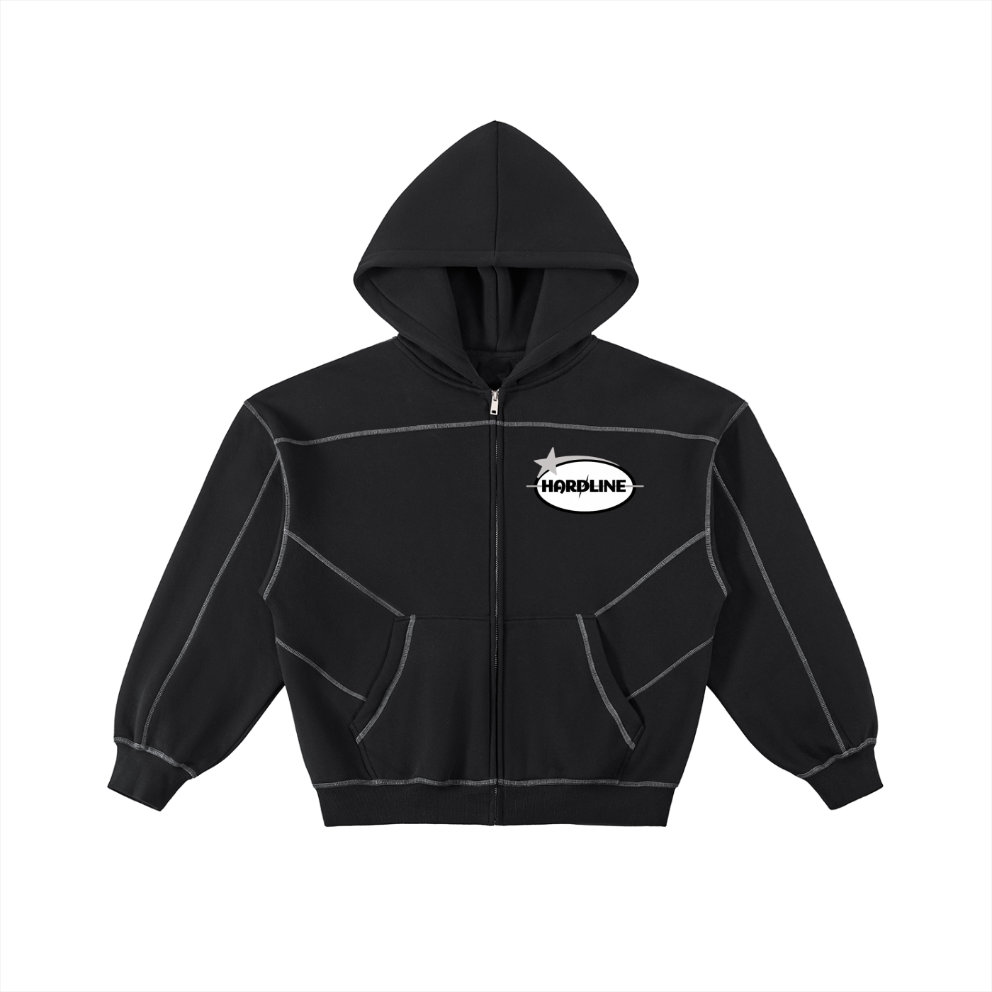 Hardline black hoodie